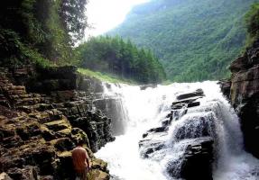 river in valley